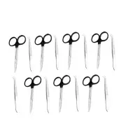 15 Pcs Dissecting Forceps 4.5" Curved + SuperCut Steven Tenotomy Scissors 4.5''