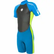 Alder Junior Impact 3/2mm Shorty Wetsuit - Flo Lime WS22JIS