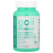 Goli Nutrition, Pre + Post + Probiotics Gummies, 60 Gummies