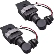 2-Pack Photocell Thermal Type Light Sensor Stem&Swivel Mount Dusk Dawn Hardwired