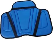 BIENKA Leather Horse Riding Seat Shock Absorbing Memory Foam Saddle Cushion for Outdoor Equestrian Riding Horse Equipment Accessories Leather Whip (Color : Blue)
