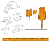 Chevrolet GM OEM 11-15 Volt Keyless Entry-Key Fob Remote Transmitter 22923862