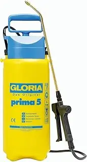 GLORIA Prima 5 Pressure Sprayer | Garden Sprayer/Sprayer for Plant Protection | 5 Litre Filling Capacity | Brass Nozzle