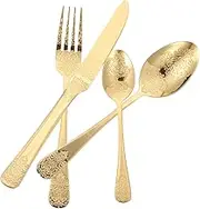 SHOWERORO Stainless Steel Fork Spoon Set for Western Dinnerware Home Cutlery for Families Restaurants
