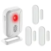 3PK Magnetic Sensors Alarm Door Window Open Detector Chime Alert for Home Shop