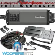 pkg ROCKFORD FOSGATE M5-1500X5 5-CHANNEL AMPLIFIER + X317-K4 INSTALLATION KIT