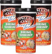 Omega One (3 Pack) Freeze Dried Brine Shrimp 1.28 Oz