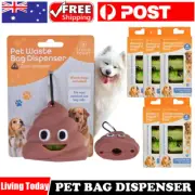 Pet Dog Dispenser Dog Poo Puppy Pick-Up Waste Bags Poop Holder Hook Pouch