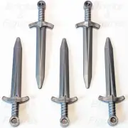 Castle LEGO® 5 x Greatsword Knight Swords Blades Minifigure Weapon Part 66964