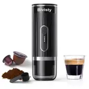 Portable Espresso Maker for Travel, Camping Coffee Machine, Electric Self-Hea...