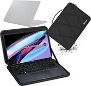 [Smatree] Hard EVA Protective Sleeve Case Compatible for 14.5 inch ASUS Zenbook Pro 14 Duo OLED, for ASUS Zenbook Pro 14 OLED, for ASUS Vivobook S 14 OLED K5404 Laptop and Anti-Shock Bag (X8252)