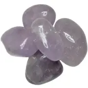 1 lb Amethyst Tumbled Stones - Grade 2 - XXLarge - 2" to 2.5" Avg.