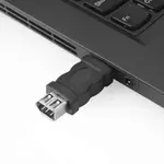 便攜式 IEEE 1394 6 針母頭轉 USB 類型 1/ 1/2/ 0 A 公頭適配器適配器