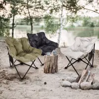 在飛比找博客來優惠-【AOTTO】免安裝戶外露營蓬鬆舒適折疊椅(露營椅 折疊椅 