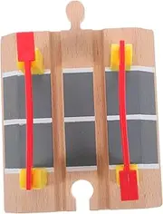 Wooden Train Track Accessories Train Track for Boys and Girls Educational Toys DIY Railing Barrier Model