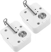 ULTECHNOVO 2PCS Box Clockwork Music Box Movement with Key DIY Musical Mechanism for Soothing Replacement for Worn Out Parts Present for Friends and Family