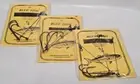 (3) 3 PACK BLUEFISH CHUM HOOKS CHUNK RIG SIZE 6/0 WIRE SNELLED HOOK