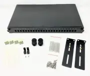 19" 1U 24 Port Fiber Patch Panel Drawer Type Un SC Simplex/LC Duplex