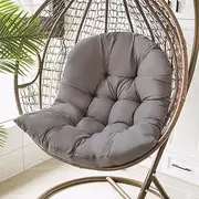 TOTATOWI Egg Chair Cushion Replacement - Thickened Comfortable Hanging Chair Cushion for Outdoor Use - Dark Gray (Only Cushion) Hammock Chair