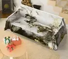 3D Gray Clouds O287 Sofa Cover High Stretch Lounge Slipcover Protector Couch Eve