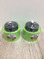 2 X 275ml Table Top Citronella Oil Burner, Green, 0205297, Made By Summer Sault.