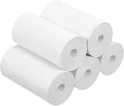 GRIRIW 5 Rolls Thermal Receipt Paper Rolls 57φ30mm x 10m White Printer Paper Mini Flat Surface