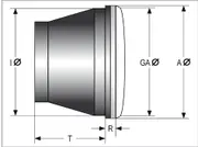 Highsider Typ 5, LED headlight insert 5 3/4 inch