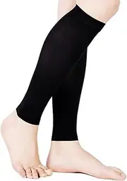 Rolxmed Medical Compression Calf Sleeves 20-30 mmHg German Tech Support Hose for Women Men Sports