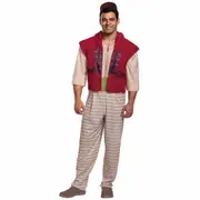 Aladdin Deluxe Live Action Disney Arabian Movie Story Book Adult Mens Costume XL