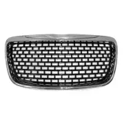 New Grille with Black Painted Brick Patter and Chrome Surround 1SF04SZ0AA (for: Chrysler)