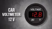 Car Red Led Voltmeter Voltage Meter Battery Gauge Display