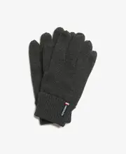Essential Logo Knitted Gloves | Iron Grey Marle