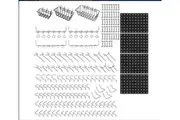 127Pc Pegboard Hooks Set Storage Baskets Organizer Hanger Inc. 4 Small Peg Board