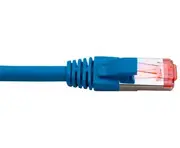 Hypertec 1m RJ45-RJ45 Cat6A 4 Pair LSZH Unshielded Patch Lead Blue