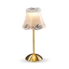 Crystal Table Lamp Dimmable Desk Lamp Metal Reading Lamp for Bedroom Living Room