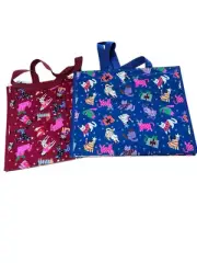 Vera Bradley Market Gift Tote Bag Catnip Christmas and/or Holiday Hound