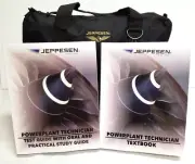 Jeppesen JS302184 Powerplant Training Kit Text Book, Workbook & Test Guide