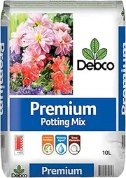 Debco Premium Potting Mix 10L - All Purpose - 4 Months Feed with Trace Elements - WaterSmart Technology