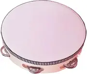 Tambourine Drum,Dancing Hand Drum for Adults - Educational Percussion Music Instrument, 8 Inch Tambourines for Beginners
