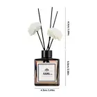 50ml Reed Diffuser Set Spring Floral Scented Aromatherapy Oil B0O1 Included E9B7