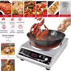 Electric Wok Burner Stove 3500W Commercial Induction Cooker Cooktop Table Top AU