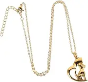 Pet Cremation Jewelry for Ashes Heart Shaped Pendant Urn Necklace Memorial Keepsake for Dog Ashes Durable and Elegant Tribute for Everyday Wear
