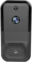 zolyet 720P Wirel WiFi Video Doorbell Securi Camera with o P Motion Detection Remote Acc with 3pcs 18650 Batteries