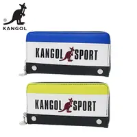 在飛比找蝦皮購物優惠-含稅 日本正版 KANGOL SPORT 皮革 長夾 皮夾 