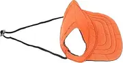 EXHUMKY Dog Baseball Hat for Pets Canvas Sun Protection Cap with Ear for Outdoor Travel Beach Trips and Summer Parties Comfortable Pet Headwear for Dogs and Cats