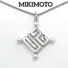 Mikimoto Baby Pearl Necklace Silver