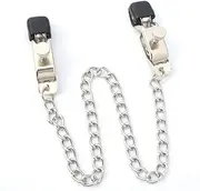 [Choistily] Body Chain with Clamps Stainless Steel Adjustable Body Ring Body Clip Non-Piercing Body Clamp for Women Faux Body Jewelry