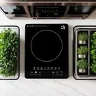 Slim Electric Induction Cooktop 2200W 240V Portable Ceramic Glass 10 Modes
