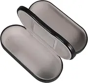 [TINEASUR] Double Sided Eyeglass Case Compact Dual Layer Glasses Organizer for Travel PU Hardshell Sunglasses Storage Convenient Eyewear Holder with Ample Storage for Accessories
