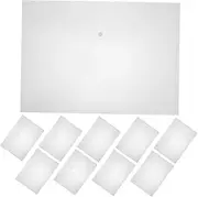 TEHAUX Thick Plastic Paper File Folders Pcs Button File Bag Magazines Project-folders Document Storage Bags Organizers